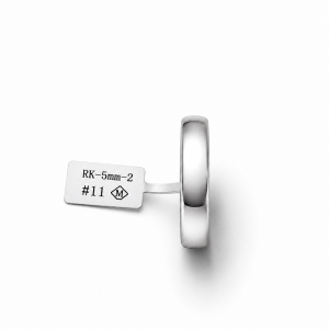 HYH Jewelry – Men's Classic Plain 5mm Silver Wedding Band Ring (RK-5mm-2)